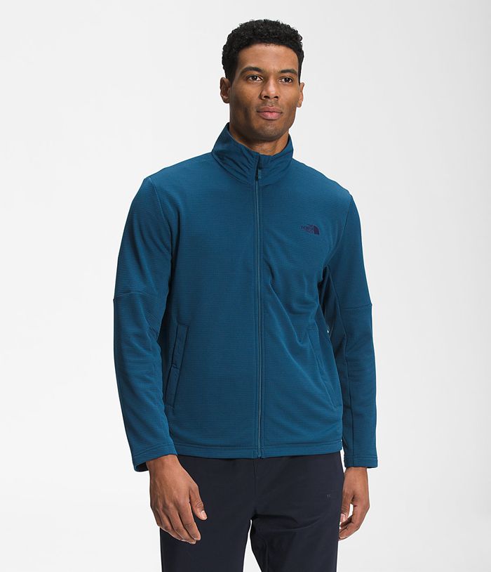 Chaqueta Softshell The North Face Hombre Azules Wayroute Full Zip 18572WRQG